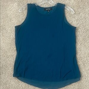 Ellen Tracy Women's Teal Blue/green Sleeveless Tank Top